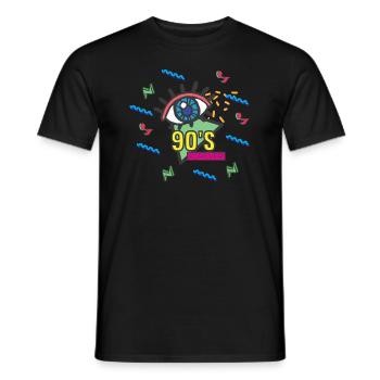 Années 90 Années 90 Années 90 Idée cadeau de jouet pour enfant - T-shirt homme - noir - Devant - AI Model Male 178 light (178cm)