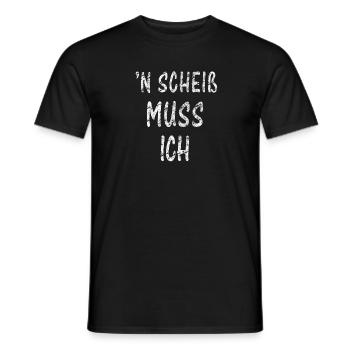 N fuck I have to - Men's T-Shirt - black - Front - AI Model Male 178 light (178cm)