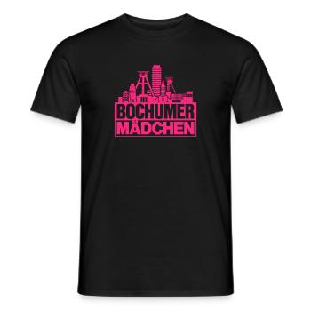 Bochum Girl Bochum Rose Cadeau - T-shirt homme - noir - Devant - AI Model Male 178 light (178cm)