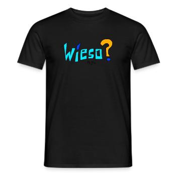 wieso - Männer T-Shirt - Schwarz - Vorne - AI Model Male 178 light (178cm)
