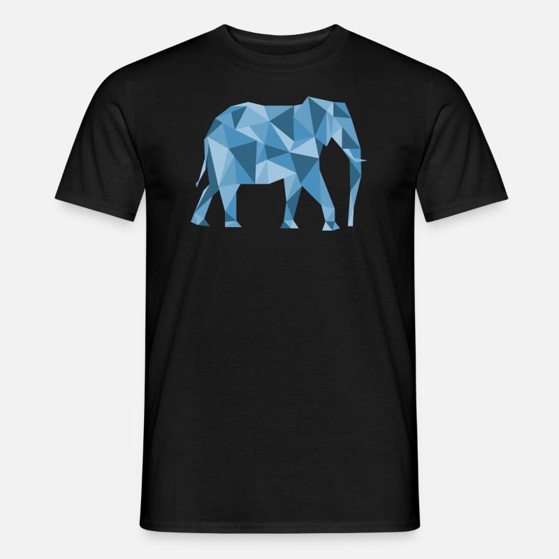Elefant Elephant - Männer T-Shirt - Schwarz