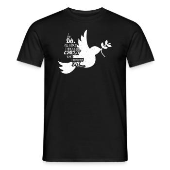 I Can Do All Things Through Christ Strengthens - Männer T-Shirt - Schwarz - Vorne - AI Model Male 178 light (178cm)