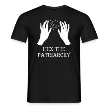 Hex The Patriarchy - Männer T-Shirt - Schwarz - Vorne - AI Model Male 178 light (178cm)