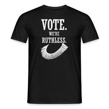 Women's Rights Vote We're Ruthless Human And Women - Men's T-Shirt - black - Front - AI Model Male 178 light (178cm)