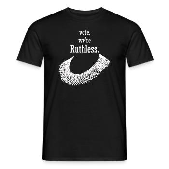 Women's Rights Vote We're Ruthless Human And Women - Men's T-Shirt - black - Front - AI Model Male 178 light (178cm)