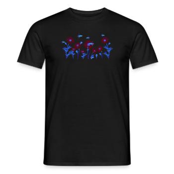Marguerites Daisy Summer Daisies Flower Garden - Männer T-Shirt - Schwarz - Vorne - AI Model Male 178 light (178cm)