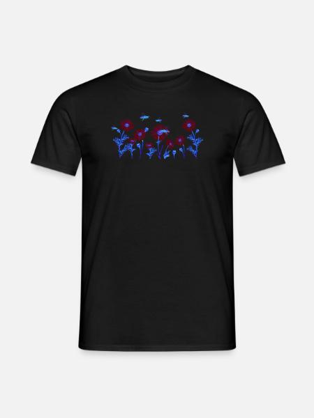 Marguerites Daisy Summer Daisies Flower Garden - Men's T-Shirt - black