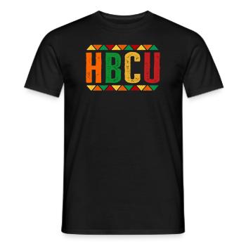 Historical Black College University - Männer T-Shirt - Schwarz - Vorne - AI Model Male 178 light (178cm)