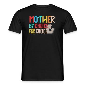 Mère par choix Pour Choix Pro Choice Féministe - T-shirt homme - noir - Devant - AI Model Male 178 light (178cm)