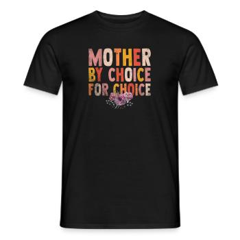 Mère par choix Pour Choix Pro Choice Féministe - T-shirt homme - noir - Devant - AI Model Male 178 light (178cm)