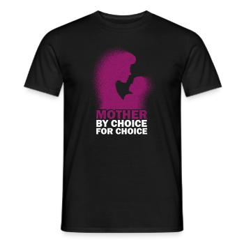 Mère par choix Pour Choix Pro Choice Féministe - T-shirt homme - noir - Devant - AI Model Male 178 light (178cm)