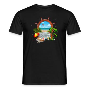 Older People It's Weird Being the Same Age as Old - Men's T-Shirt - black - Front - AI Model Male 178 light (178cm)