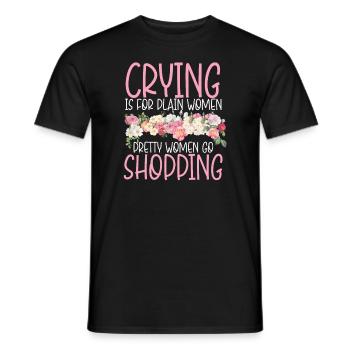 Pretty Women Go Shopping Strong Mom Mother Mommy - Men's T-Shirt - black - Front - AI Model Male 178 light (178cm)