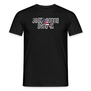 Just Gonna Send It American Flag Motocross - Männer T-Shirt - Schwarz - Vorne - AI Model Male 178 light (178cm)