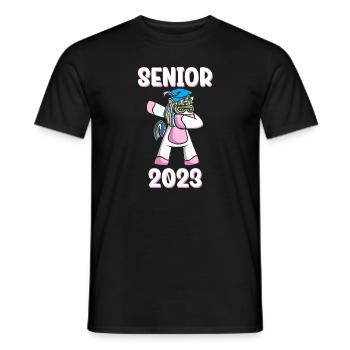 Senior 2023 Dabbing Dab de 2023 Seniors Graduation - T-shirt homme - noir - Devant - AI Model Male 178 light (178cm)