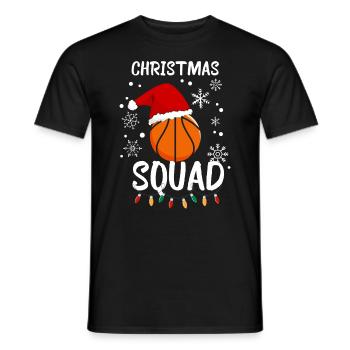 Christmas Squad - Men's T-Shirt - black - Front - AI Model Male 178 light (178cm)