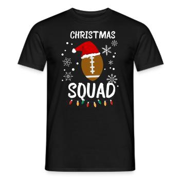 Christmas Squad - Men's T-Shirt - black - Front - AI Model Male 178 light (178cm)