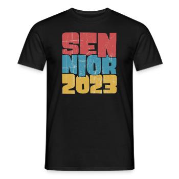 Senior 2023 Dabbing Dab de 2023 Seniors Graduation - T-shirt homme - noir - Devant - AI Model Male 178 light (178cm)