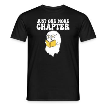 Just One More Chapter I Promise Reading - Männer T-Shirt - Schwarz - Vorne - AI Model Male 178 light (178cm)