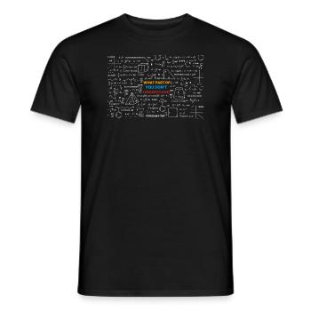 Quelle partie de Ne comprenez-vous pas - T-shirt homme - noir - Devant - AI Model Male 178 light (178cm)