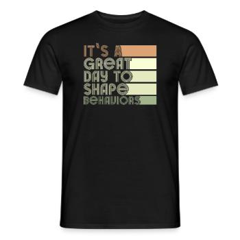 Beautiful Day Behavioral Shape Behaviors - Men's T-Shirt - black - Front - AI Model Male 178 light (178cm)