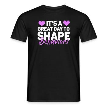 Beautiful Day Behavioral Shape Behaviors - Men's T-Shirt - black - Front - AI Model Male 178 light (178cm)