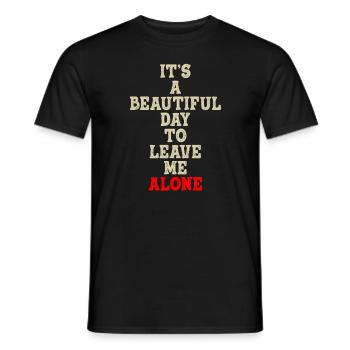 Beautiful Day Behavioral Shape Behaviors - Men's T-Shirt - black - Front - AI Model Male 178 light (178cm)
