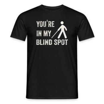 Bewusstsein für blinde Blindheit Sehbehinderte - Männer T-Shirt - Schwarz - Vorne - AI Model Male 178 light (178cm)