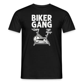 Biker Gang - Men's T-Shirt - black - Front - AI Model Male 178 light (178cm)