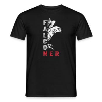 Falkenzüge Falkenjagd Züge Falken - Männer T-Shirt - Schwarz - Vorne - AI Model Male 178 light (178cm)