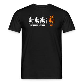 Falkenzüge Falkenjagd Züge Falken - Männer T-Shirt - Schwarz - Vorne - AI Model Male 178 light (178cm)