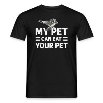 Falkenzüge Falkenjagd Züge Falken - Männer T-Shirt - Schwarz - Vorne - AI Model Male 178 light (178cm)