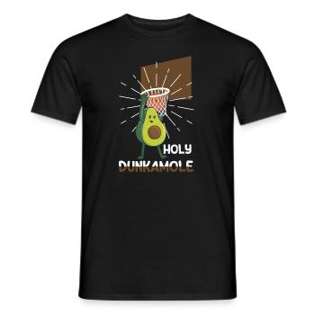 Holy Dunkamole Basketball Streetball Avocat - T-shirt homme - noir - Devant - AI Model Male 178 light (178cm)