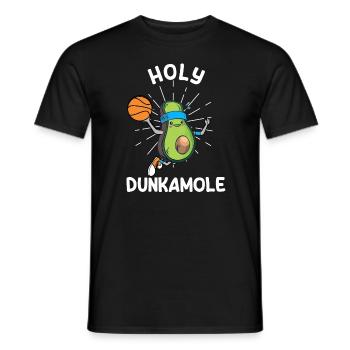 Holy Dunkamole Basketball Streetball Avocat - T-shirt homme - noir - Devant - AI Model Male 178 light (178cm)