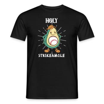 Holy Strikeamole Baseball Softball Avocat - T-shirt homme - noir - Devant - AI Model Male 178 light (178cm)
