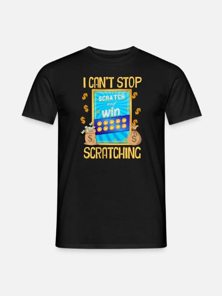 I Can't Stop Scratching - Men's T-Shirt - black