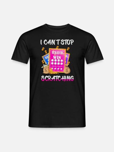 I Can't Stop Scratching - Men's T-Shirt - black