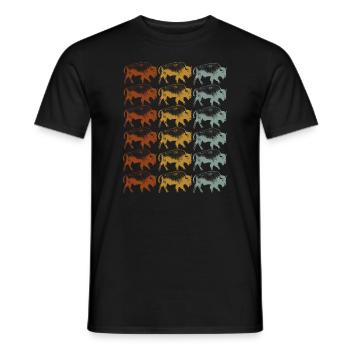 Ne caressez pas les vaches moelleuses - T-shirt homme - noir - Devant - AI Model Male 178 light (178cm)