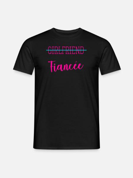 Fiancée Fiancée Fianc - T-shirt homme - noir