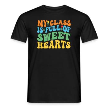 Meine Klasse ist voller Schatz - Männer T-Shirt - Schwarz - Vorne - AI Model Male 178 light (178cm)