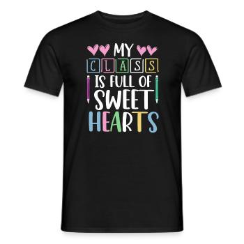 Meine Klasse ist voller Schatz - Männer T-Shirt - Schwarz - Vorne - AI Model Male 178 light (178cm)