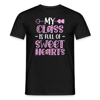 Meine Klasse ist voller Schatz - Männer T-Shirt - Schwarz - Vorne - AI Model Male 178 light (178cm)