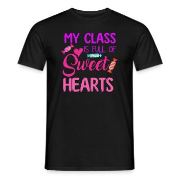 Meine Klasse ist voller Schatz - Männer T-Shirt - Schwarz - Vorne - AI Model Male 178 light (178cm)