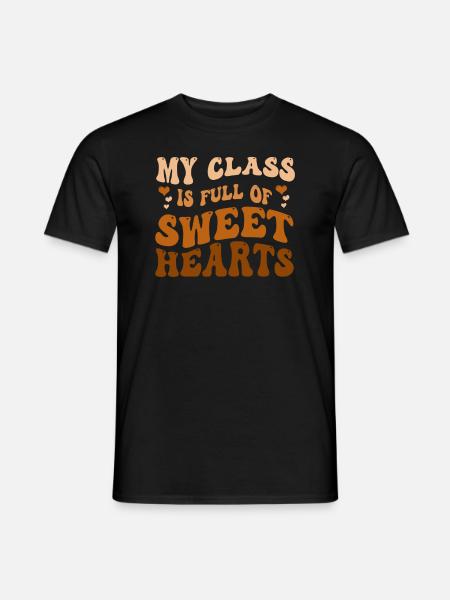 Meine Klasse ist voller Lieblinge - Männer T-Shirt - Schwarz