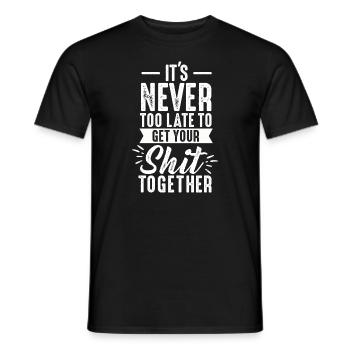 Positive Inspiration Männer Frauen Lustige Motivation - Männer T-Shirt - Schwarz - Vorne - AI Model Male 178 light (178cm)