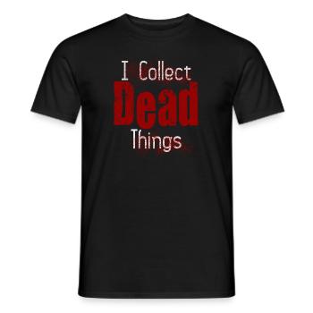 Je collectionne les choses mortes - T-shirt homme - noir - Devant - AI Model Male 178 light (178cm)