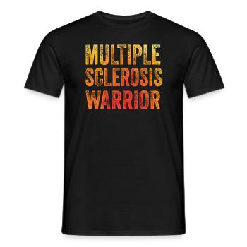 Guerrier de la sclérose en plaques - T-shirt homme - noir - Devant - AI Model Male 178 light (178cm)