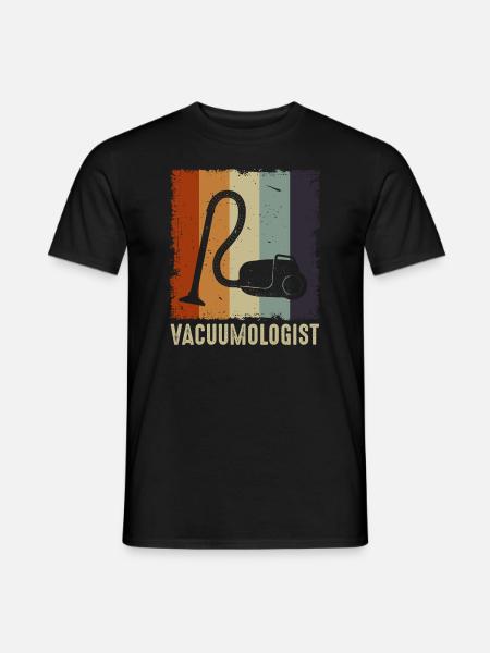 Staubsauger - Männer T-Shirt - Schwarz