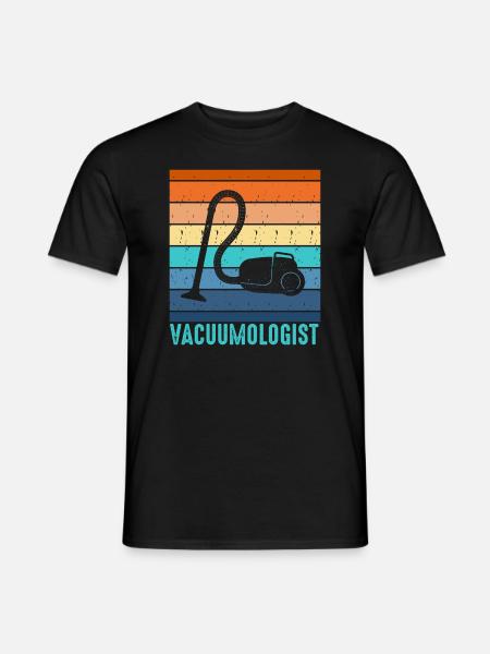 Staubsauger - Männer T-Shirt - Schwarz