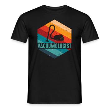 Aspirateur aspirateur - T-shirt homme - noir - Devant - AI Model Male 178 light (178cm)